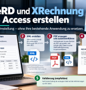 ZUGFeRD und XRechnung aus MS Access erstellen – so funktioniert die Umstellung